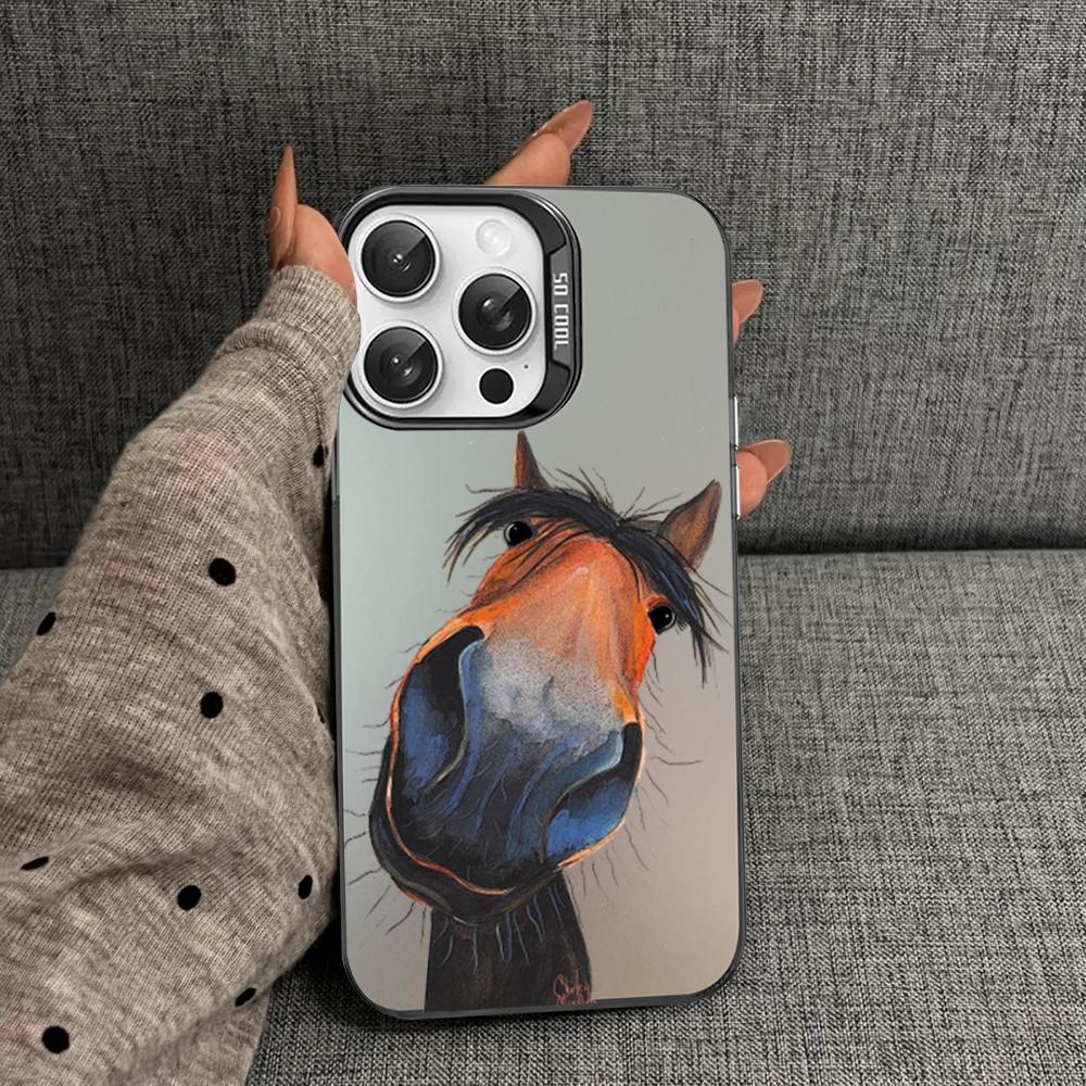 Frederik The Great beauty horse Phone Case For iPhone 16 15 14 13 12 11 Pro Max X XR XSMAX 8 7 Plus Matte Shockproof Back Cover