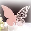 20pcs   Shape Wedding Hollow Name Place Cards For Wine Glass Table Decoration(White)