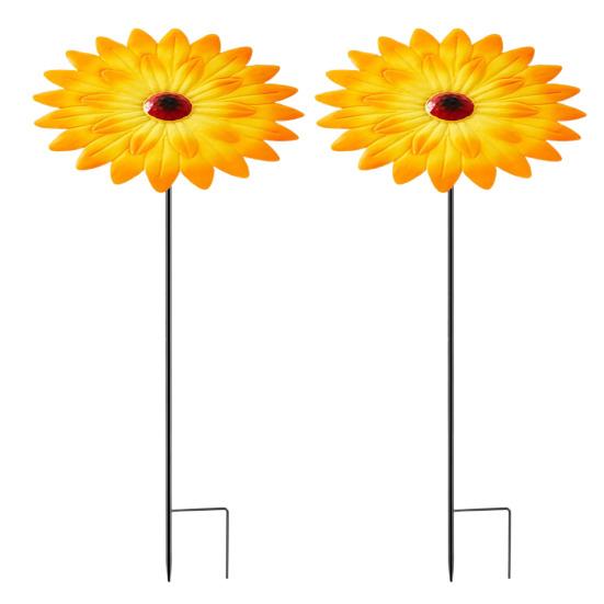 

1/2/3 шт. Колышек-зонтик для растений в форме цветка, всепогодный, защита от УФ-лучей, для открытого сада, клумб, горшечных растений, патио, цветов, солнцезащитный чехол 2pcs