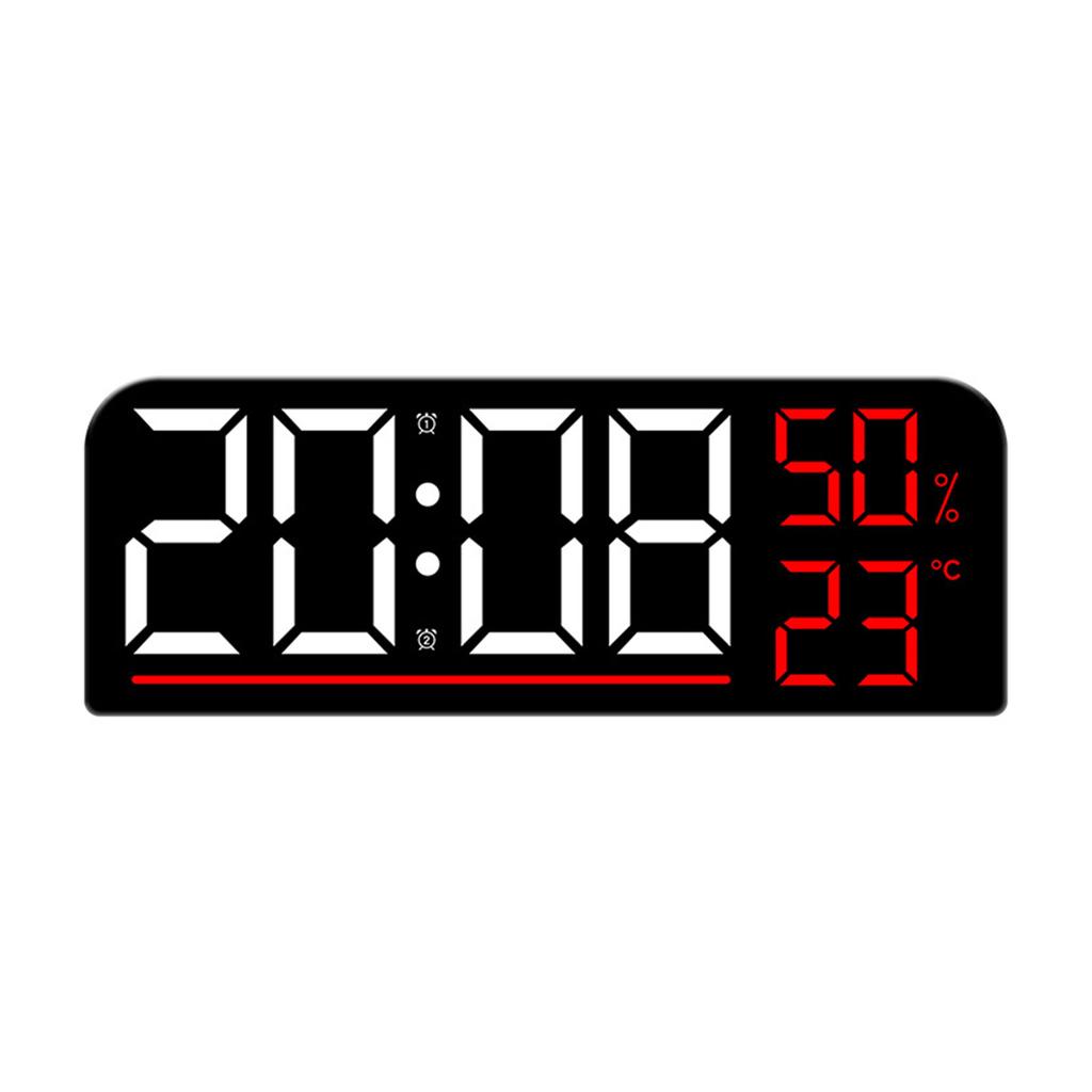 Stylish LED Digital Alarm Clock with Temperature and Humidity Display Perfect for Bedroom and Living Room Home Decors