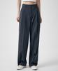 MUSINSA STANDARD WOMAN [Cooltandard] Women'S Semi-Balloon Hidden Banding Slacks [Iron Gray]