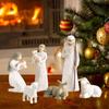 Christmas Nativity Figures Set, Beautiful Handmade Decoration, Birth of Jesus Ornament