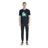 Uniqlo × Jujutsu Kaisen Collaboration Cartoon Print Crew Neck T-Shirt Unisex Tops Navy-Blue 440684-69