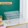 Transparent Multi-Layer Cosmetic Organizer for Nail Polish and Eyeshadow Palettes