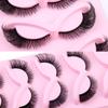 5 Pairs Of Oblique Flying Fox False Eyelashes, Natural Thick End Of The Eyes, Extended Eyelashes