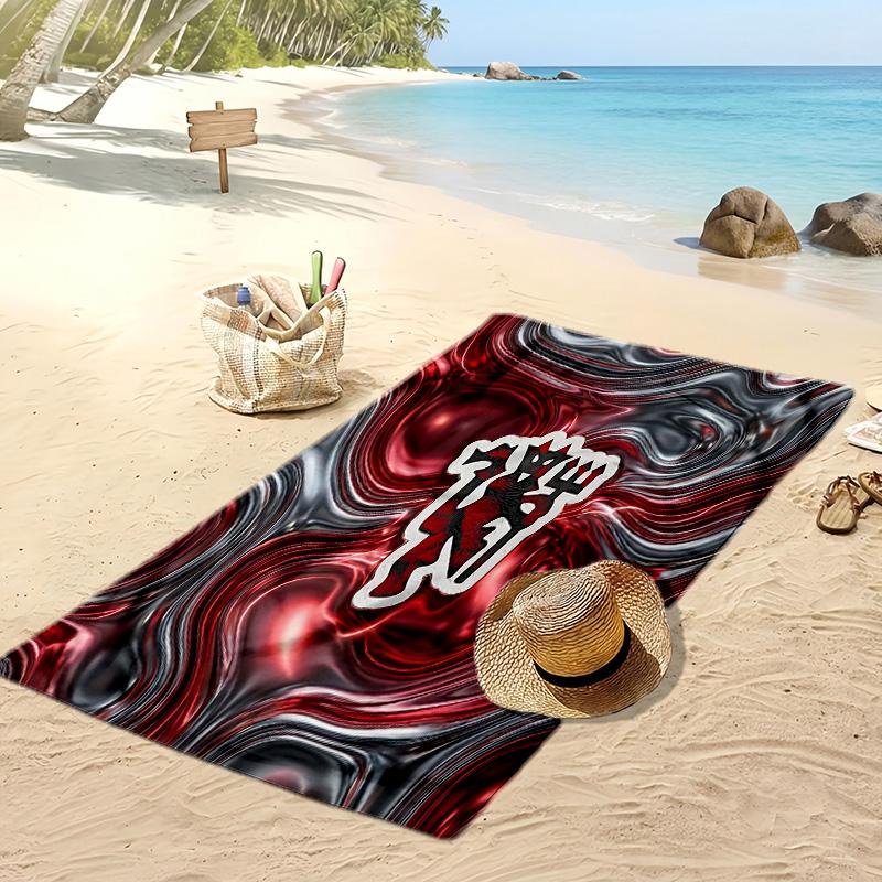 Manchester United Printed Beach Towel Quick Dry Soft TowelPortable Large Rectangular Beach Blanket for Travel Swimming Pool