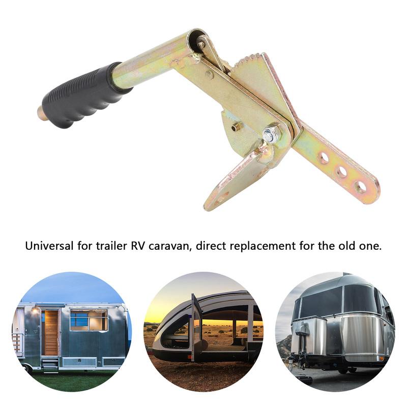 Handbremshebel Anhänger Handbremshebel Handbremshebel Griff Antirutsch Verzinkter Stahl Universal für Anhänger Wohnmobil Wohnwagen