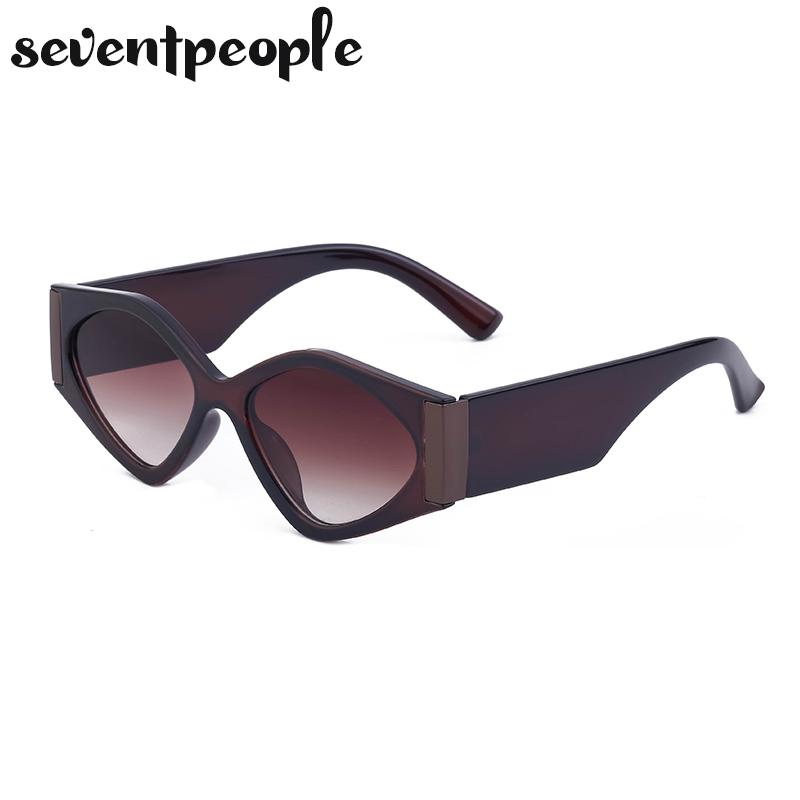 Vintage Cat Eye Sunglasses Women Retro Cateye Sun Glasses For Female Fashion Polygonal Shades Eyewear Trending Products