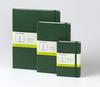 Moleskine Notebook Classic Notebook Hardcover Plain Large Size Wide X 21cm Myrtle Green QP062K15 (13cm Long)