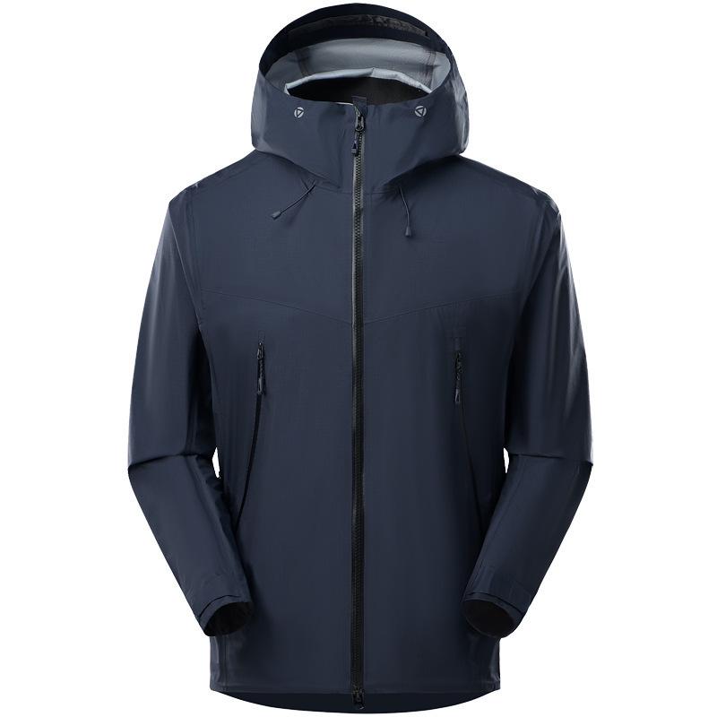 Unisex Outdoor Waterproof Windproof Jacket - Lightweight Hard Shell, Long Sleeve Mountaineering Outerwear