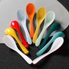 Xiangyuanmei Colorful Melamine Soup Spoon - Restaurant & Hotel Stirring Spoon, Imitation Porcelain, Plastic, for Hot Pot