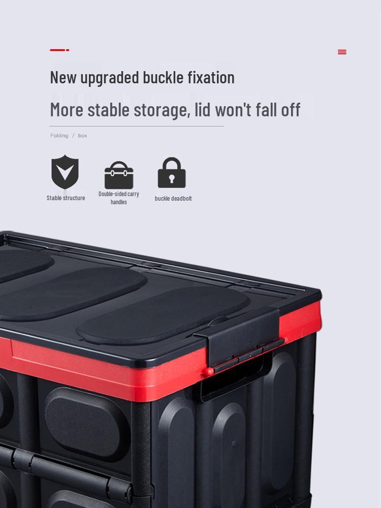 Foldable Car Trunk Organizer - Vehicle Mounted Storage and Decoration Box