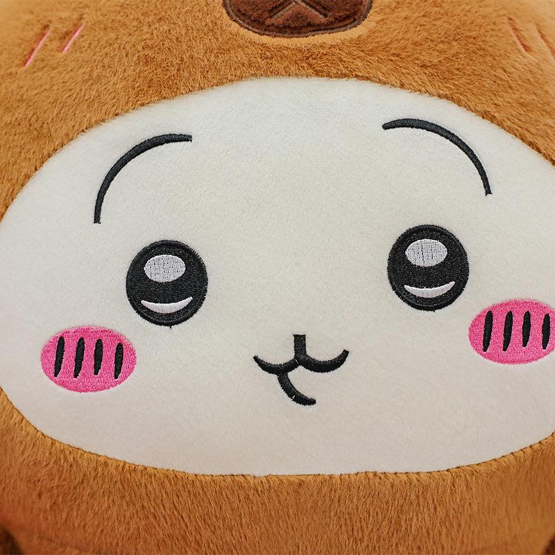Chiikawa Capybara & Hachiware Usagi Plush Pillow - Kids' Birthday Gift