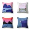 Cartoon Villain Landscape Pillowcase Office Cushion Cover Living Room  Waist