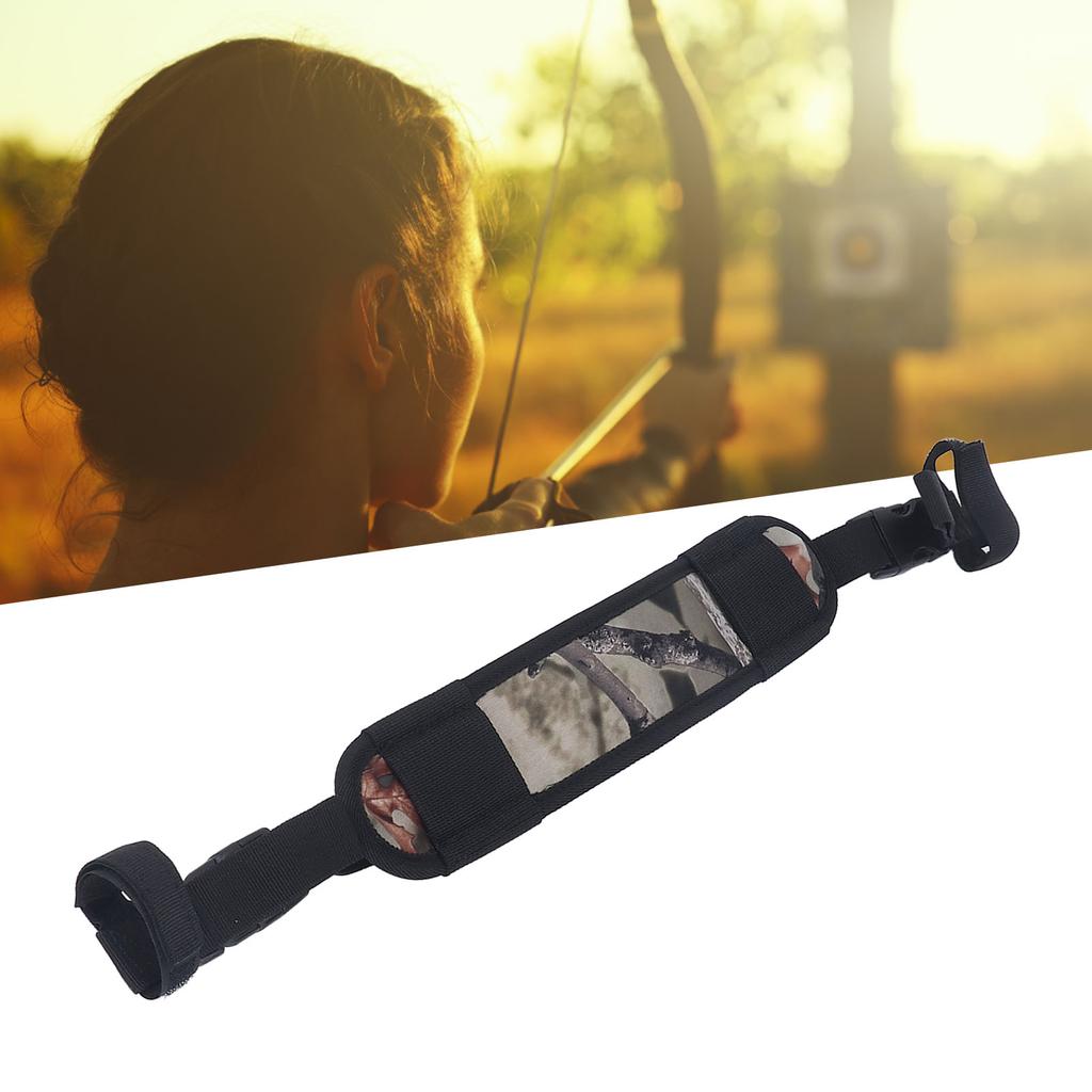 Compound Bow Shoulder Belt   Hands   Oxford Cloth Shock Absorption Archery Shoulder Belt Strap Holder