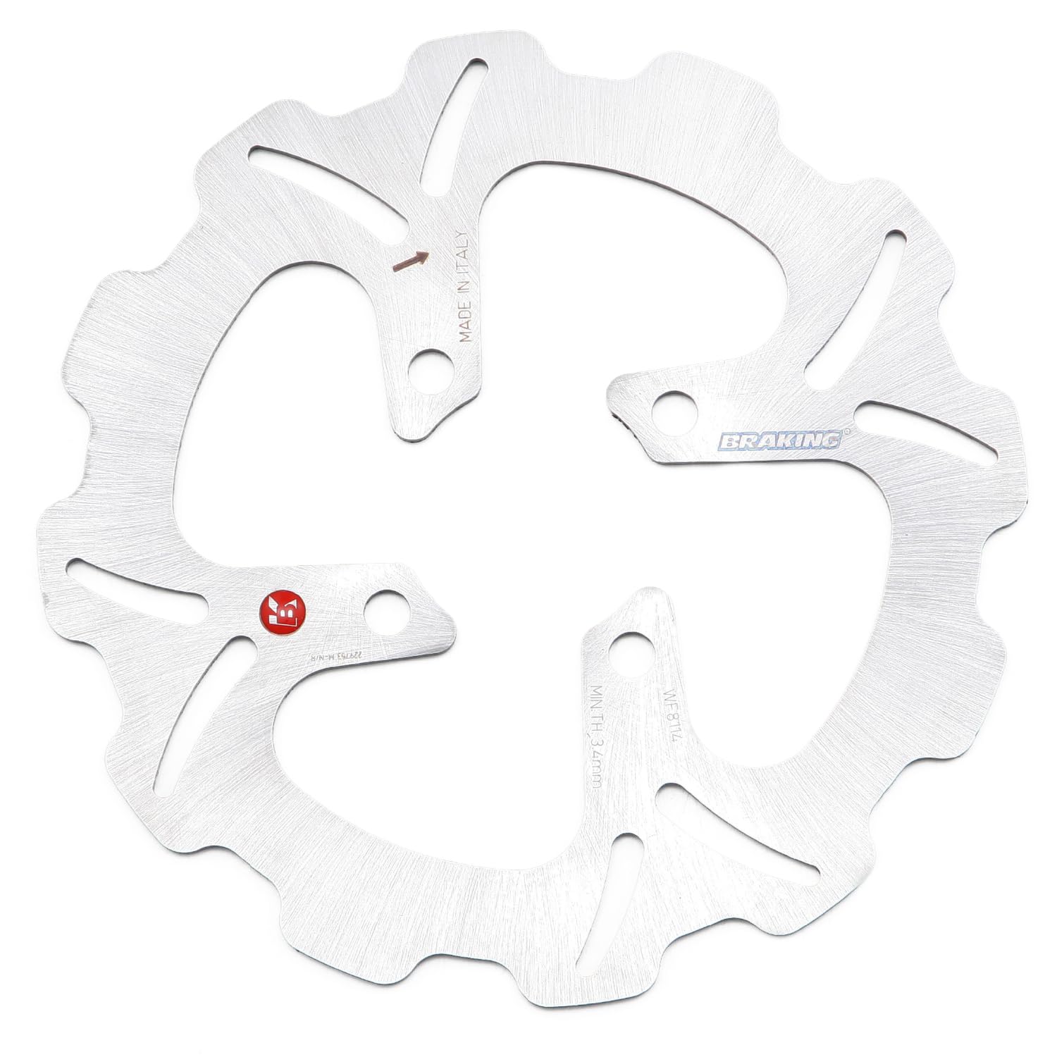 BRAKING Grom Front Right Side Only WF8114 Motorcycle Disc Rotor 65373 (Braking) (13-20)