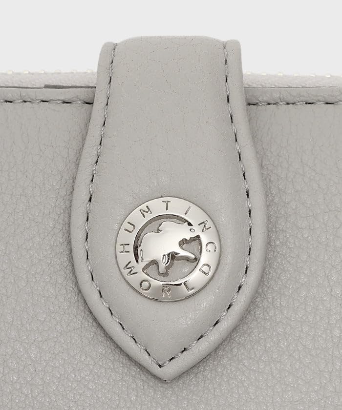 Hunting World Compact Gray Wallet, Viola,