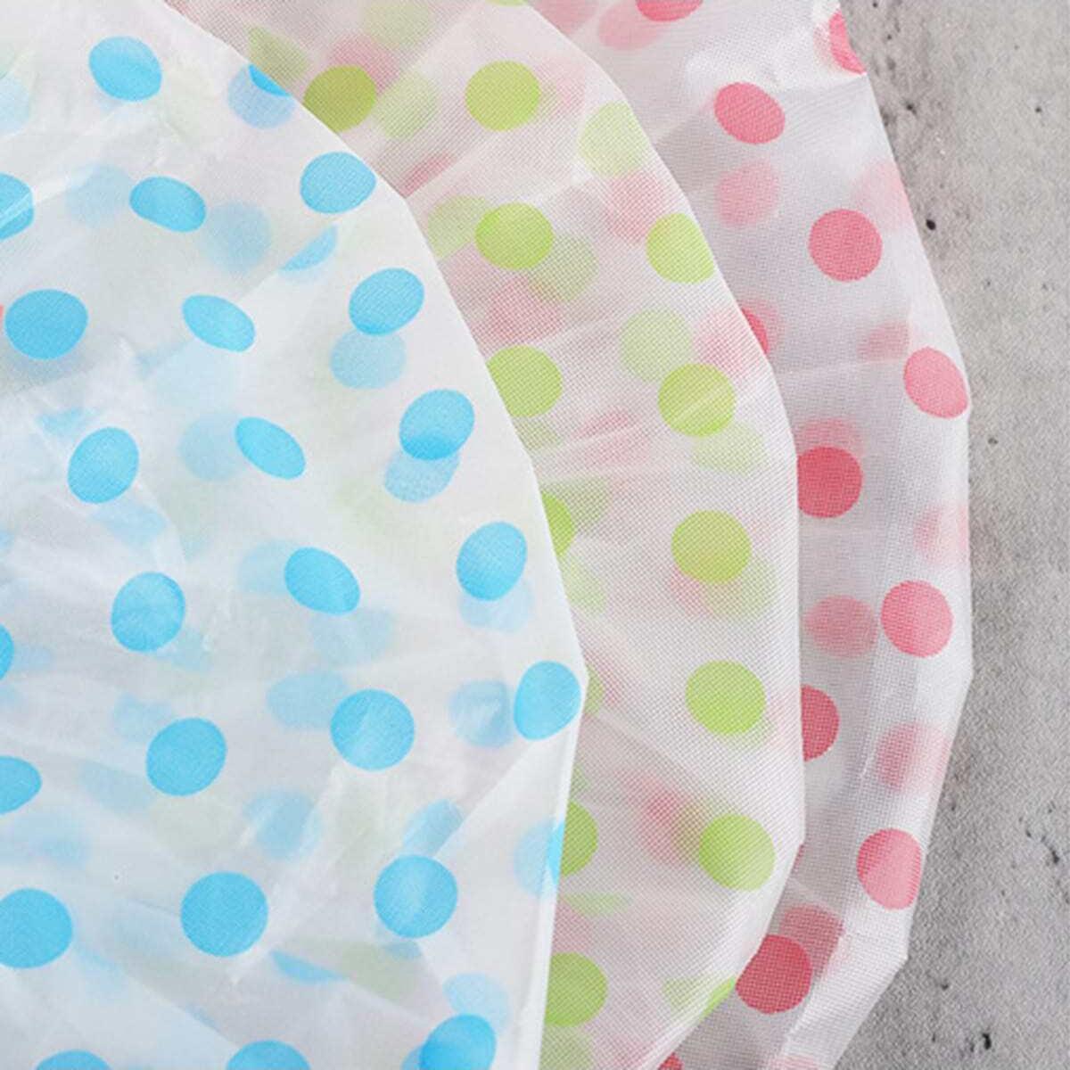 

3 Красных Синих и Зеленых Шапочки для душацветные Утолщенные Одноразовые Водонепроницаемые Шапочки для душа с РезинкамиСПА Ваннаякомнаташапочки для душа