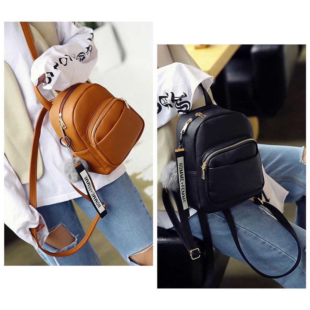 Mini Perfect for Girls and Leather Easy to Perfect for Commuting to Work or Gift [NOTAG] Women's Backpack, Small, Adults, Waterproof, Lightweight,