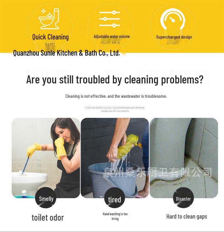 Açı Valfli Metalik Gri ve Fırçalanmış Altın Bideli Sprey Seti