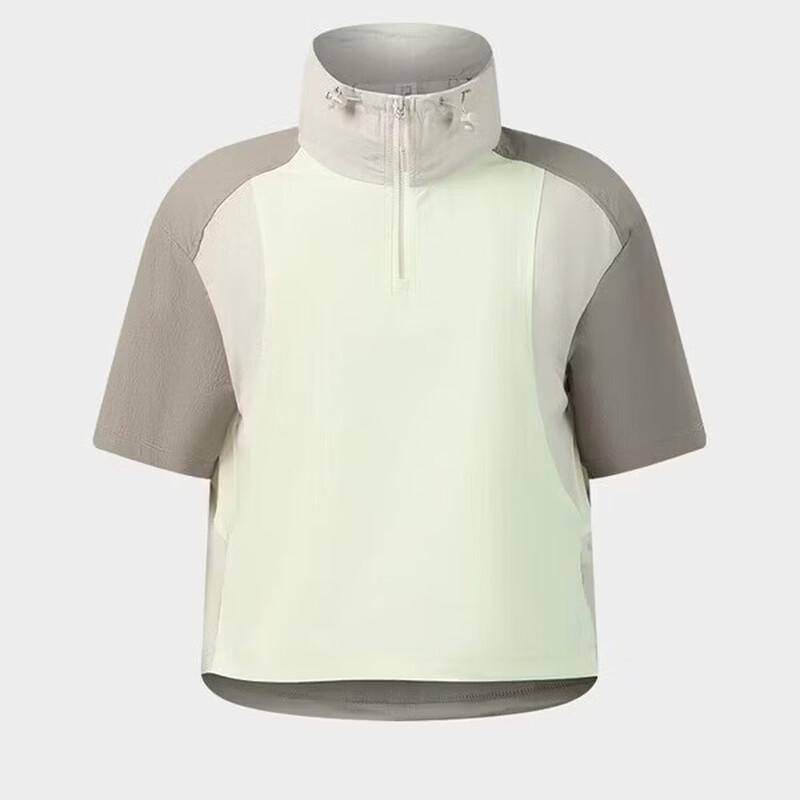 FILA Women s Colorblock Half-Zip Short Sleeve T-Shirt S