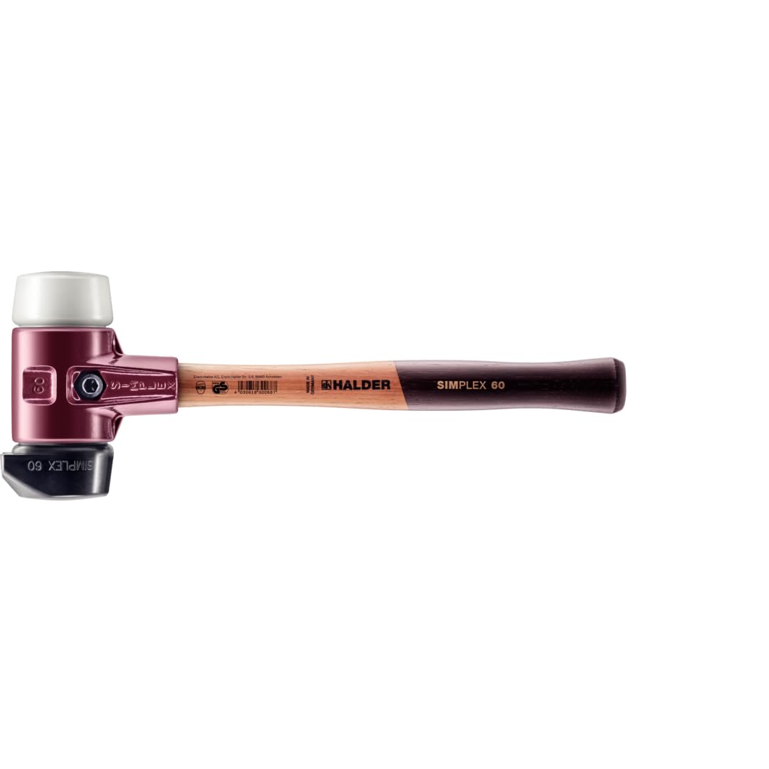 

HALDE Simplex Hammer Super Plastic Rubber Composite Diameter 60 (White) (Black) Self-supporting 3027.260