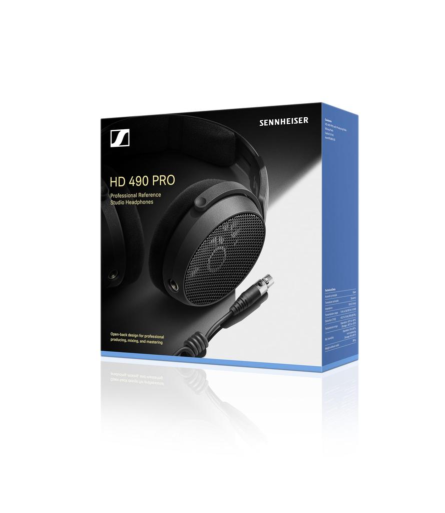 Sennheiser HD 490 PRO offene Studio-Monitor-Kopfhörer 700286 dearVR enthalten Kabelgebunden Deutsches Design Offener Typ Beinhaltet 2 Paar einzigartige Ohrpolster für