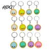 Calming Tactile Keychain Stress Relief Keychain with Steamed Bun Pendant Fidget Clicker Commute Feedback