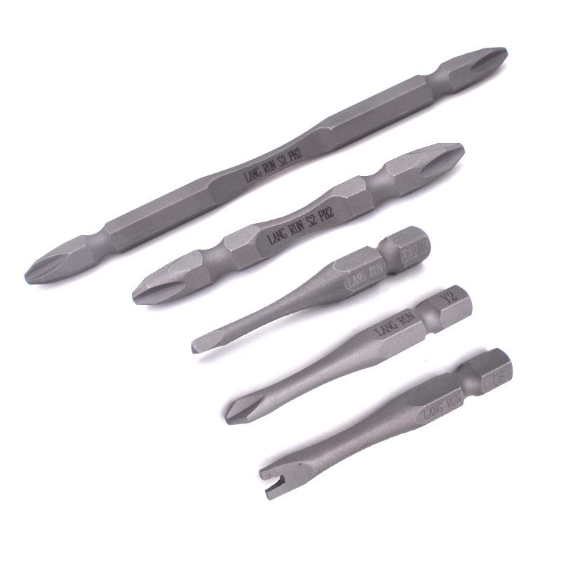 Phosphated Gray Hexagonal Electric Screwdriver Head in Hardened Taiwan S2 Steel for Wind Power