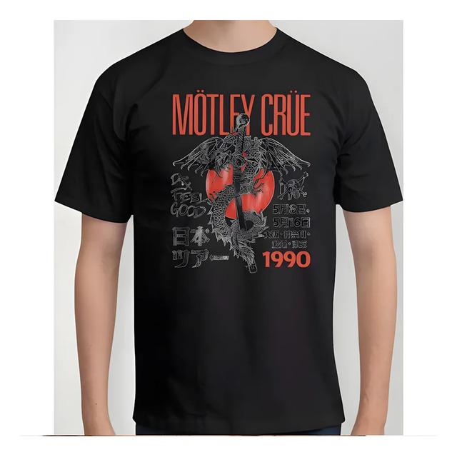 Camiseta Motley Crue Heavy Metal Band - Legendary Rock Graph S