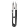 Metal Household Scissors Thread Cutting Veil Cutting Cross Stitch Tool U-Shaped Embroidery Scissors With Cover Hand Sewing Scissors