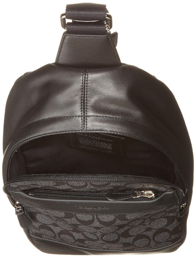 Body Bag Signature [Coach] [Outlet] Charcoal/Black [Used]