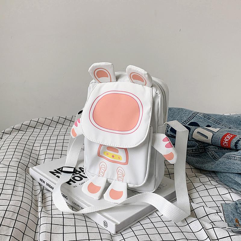 

Cartoon cute small bag female 2025 new mobile phone bag ins Korean version of small fresh crossbody bag student shoulder bag розовый