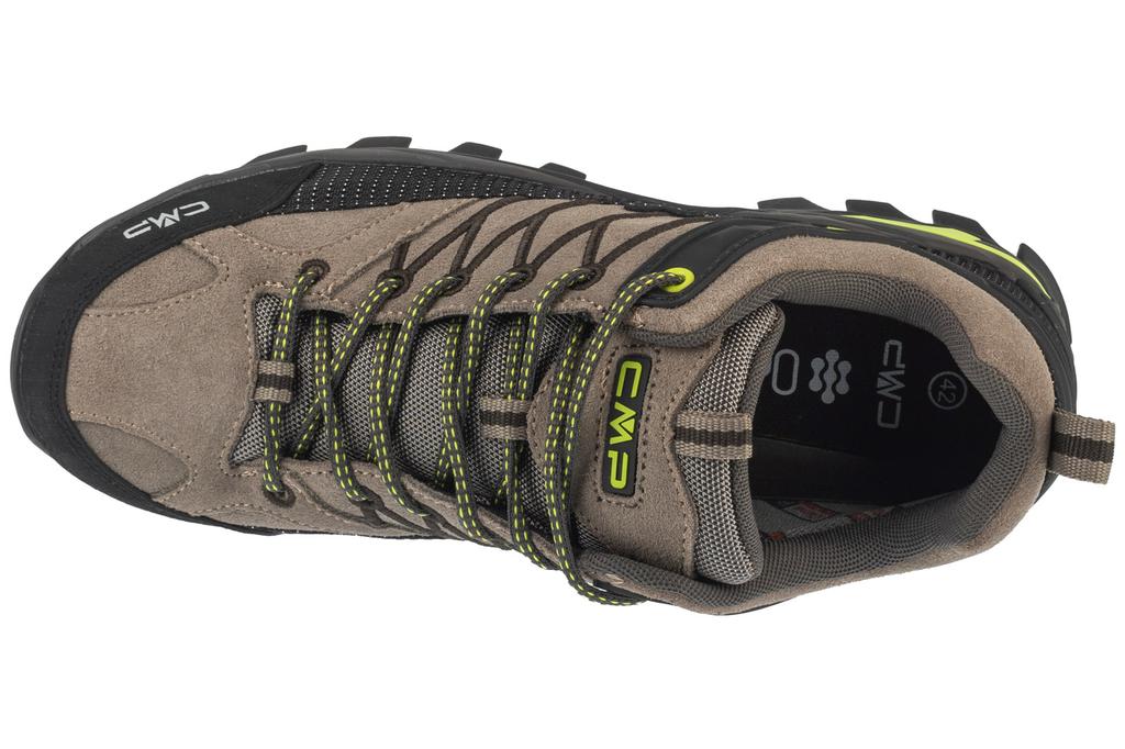 CMP Rigel Low WP, Mens brown Trekking shoes