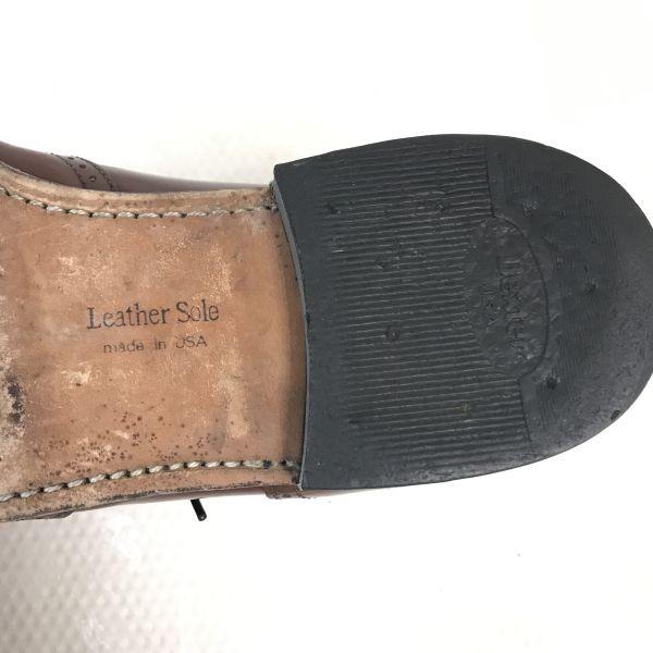 80er-90er Dexter Goodyear Full Brogue Wingtip Schuhe 7M 25cm Braun(GEBRAUCHT)