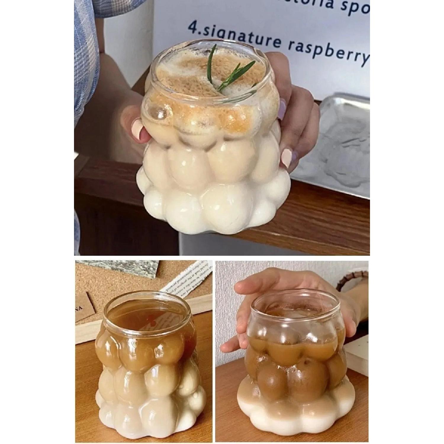 

350 Ml Heat Resistant Borosilicate Bead Shaped Cup