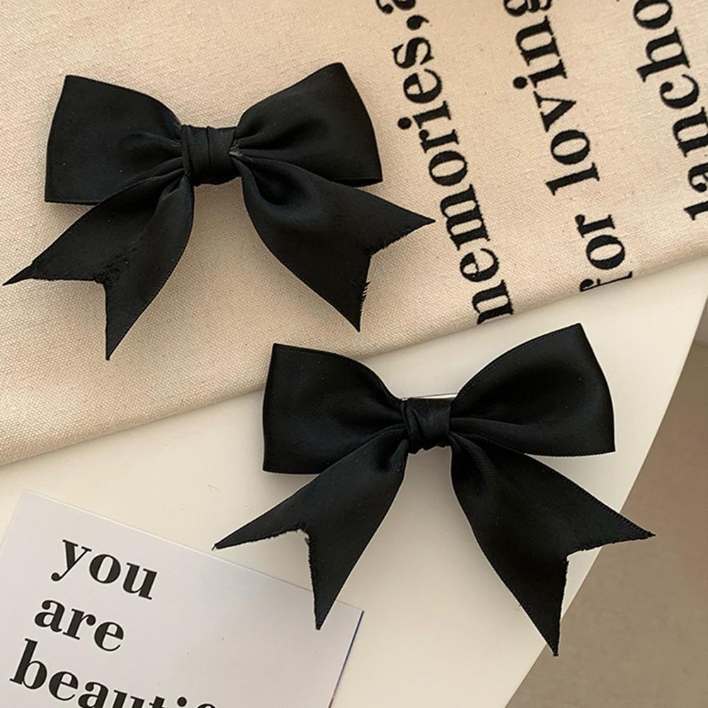 2PCS Satin Bow Hair Clip