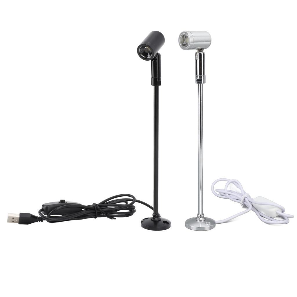 Standing Cabinet Spotlight LED Jewelry Display Spotlight Standing USB Powered Aluminium  Spotlig
