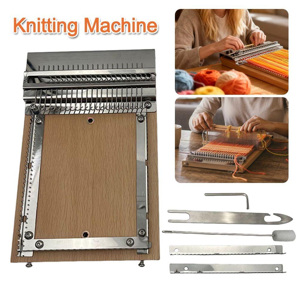 Neue Blitz Strickmaschine DIY Handgefertigte Webstuhl Bausatz Wandteppich Strickmaschine Strickwerkzeuge