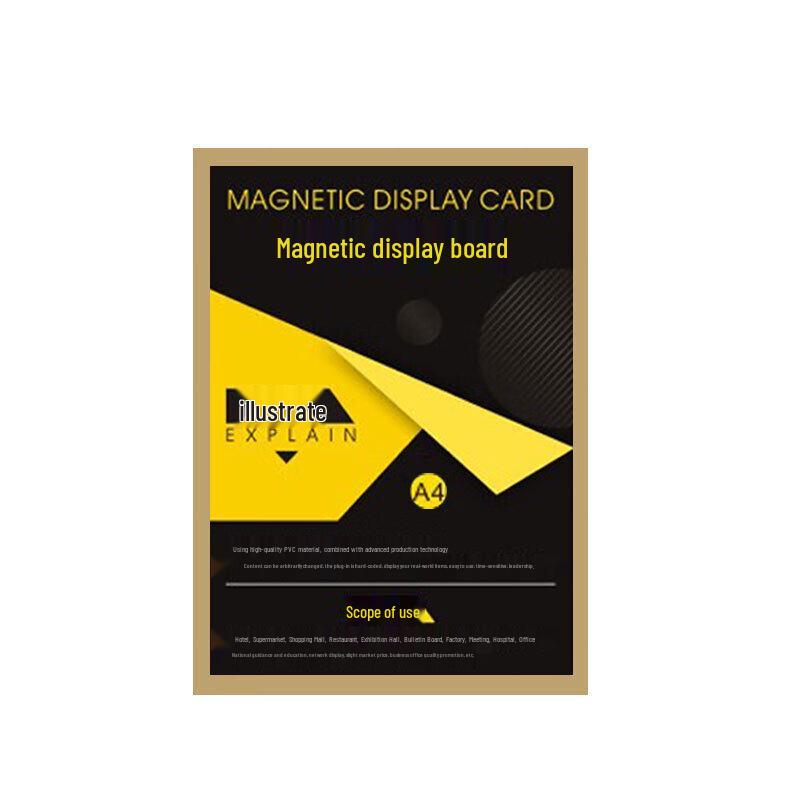Beifute Magnetic PVC Business License Display Frame