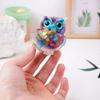 Crystal Amethyst Cute Animal Macadam Drip Glue Resin Owl Household Supplies Desktop Ornament