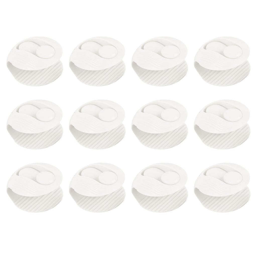 12Pcs Quilt Fastener Clips Duvet Cover Holders Bed Reusable Non Slip Fixer Buckle Type Blue