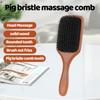 Straight Hair  Combs Hairstyle Custom Comb Gua Sha Wooden Air Cushion Comb Set Bristle Meridian Scalp Massager