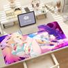 Anime Panty Stocking Large Mouse Pad Gaming Desk Mat Nonslip Rubber Cushion For Laptop Pc Student Office Desktop Decor