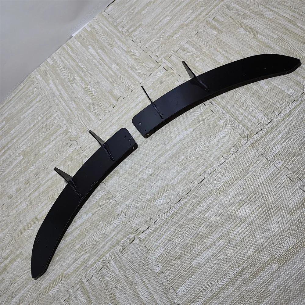 Für VW Golf 6 MK6 R R20 2008-2013 Heckstoßstange Diffusor Heckspoiler Seitenflaps Schutz Lippe Glanzschwarz Bodykits Tuning