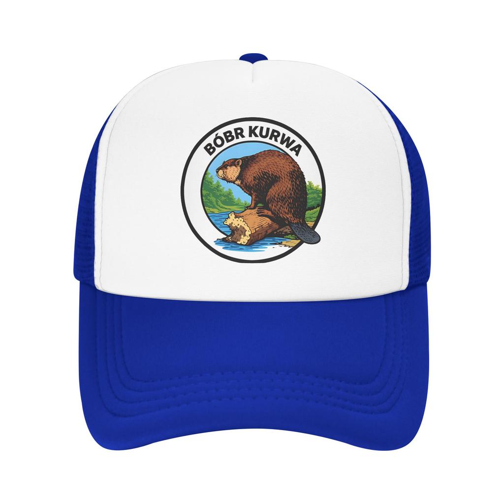 Bobr Kurwa Funny Beaver Sun Hats Baseball Cap Spring Trucker Hat Wholesale Outdoor Sports Hats Women Men Retro Baseball Cap