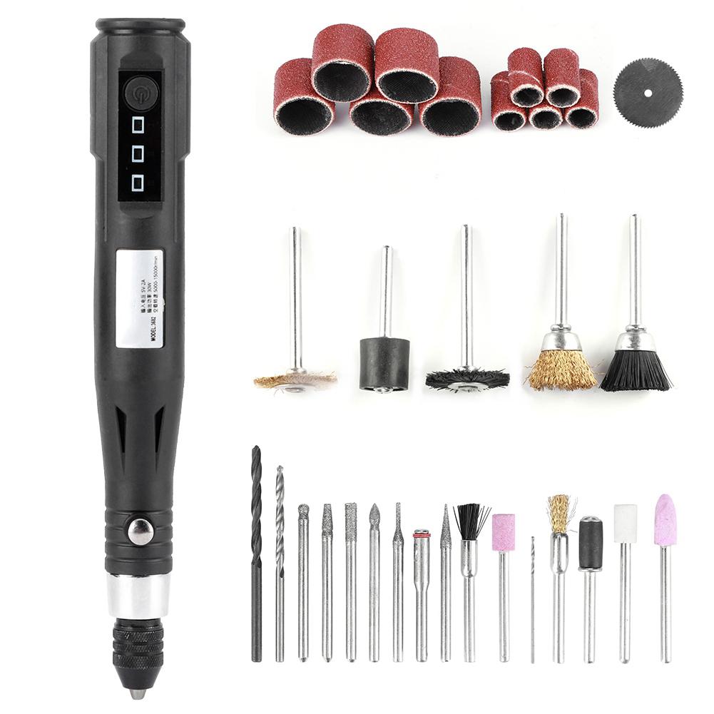 

Электрическая мини-дрель-шлифовальная машина Pen Small Portable Polymer Machine 500015000Rмин 5В 2А