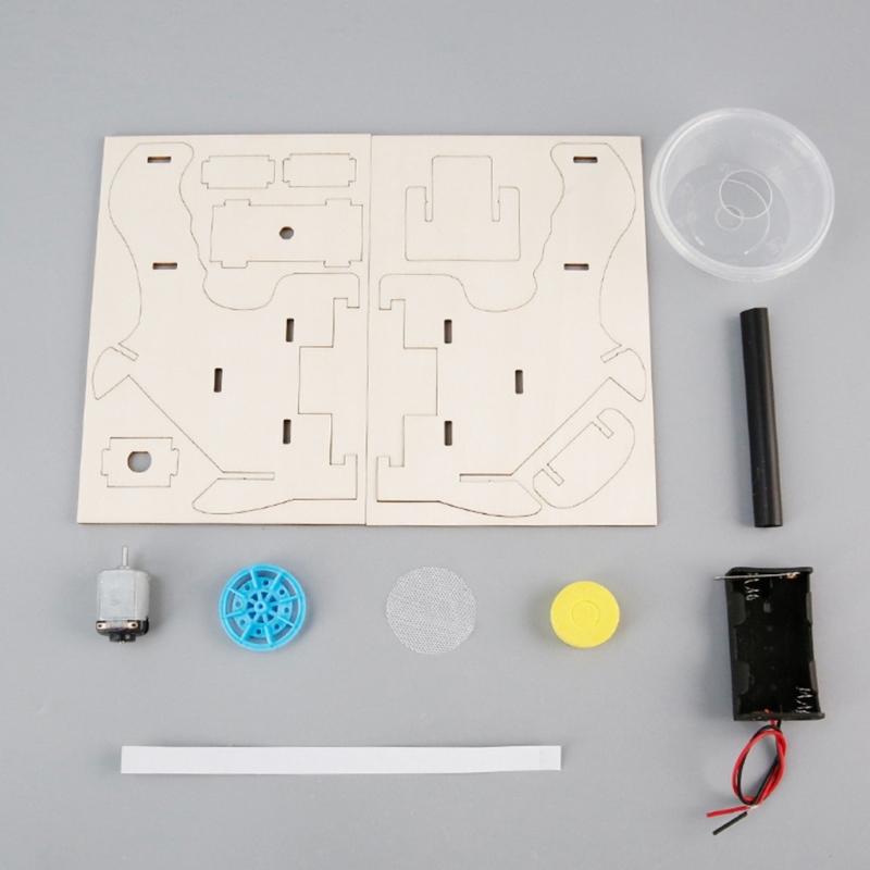 Wooden Vacuum Cleaner Model Kids Educational Toy Physics Experiment For Children Student Learn Engineering Principles