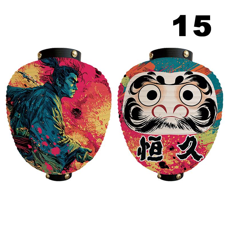 

Japanese Traditional Cloth Lantern Ukiyo-e Japanese Lucky Daruma Pattern Lantern Cuisine Izakaya Sushi Shop Decor Advertising 27x35cm