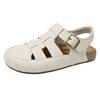 Fashion 2025 Summer New Style Hollow Breathable Women Sandals Classical Outside Beach Flat Shoes Colsed Toe Low Heels Women Sandals